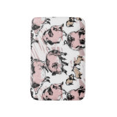 ピグ中国のイヤー2019オリジナルスケッチバスマット バスマット (正面縦)