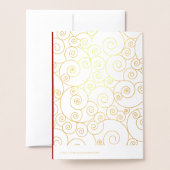 ピグ中国のラグジュアリーフォイル実在カードの年 箔カード (裏面封筒付き)