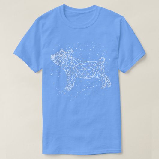 ピグ中国の〔占星術の〕十二宮図占星術の標識占星術 Tシャツ (デザイン正面)