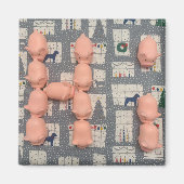 ピグ磁石 マグネット (正面)