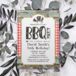 ピグ素朴ローストBBQ 30th誕生日パーティー 招待状<br><div class="desc">豚素朴ローストBBQ 30th誕生日パーティの招待状。</div>