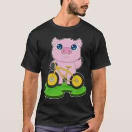 ピグ自転車 Tシャツ
