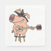 ピグ遊の青 スタンダードランチョンナプキン (正面)