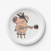 ピグ遊の青 ペーパープレート (正面)