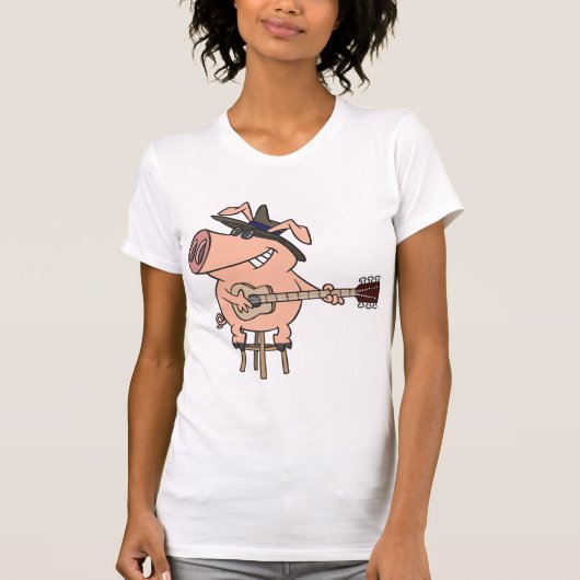 ピグ遊の青 Tシャツ (正面)