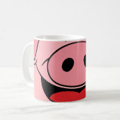 ピグ顔 コーヒーマグカップ (正面左)
