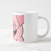 ピグ顔 ジャンボコーヒーマグカップ (右)