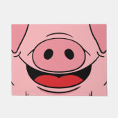 ピグ顔 ドアマット (正面)