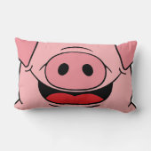 ピグ顔 ランバークッション (裏面)