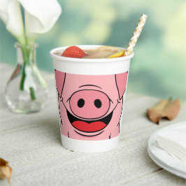 ピグ顔 紙コップ