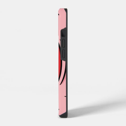 ピグ顔 iPhoneケース (左側面)