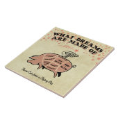 ピグ飛んでいるカット図 タイル (側面)