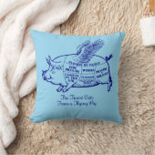 ピグ飛んでいるカット装飾用クッション クッション (ブランケット)