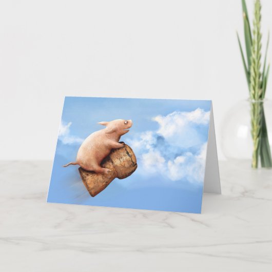 ピグ飛んでいるカード シーズンカード (正面)