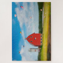 ピグ飛んでいるファームパズル