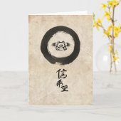 ピグ飛んでいる・ホープと信仰 カード (黄色い花)