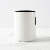 ピグ飛んでいる・ホープと信仰 ツートーンマグカップ (中央)