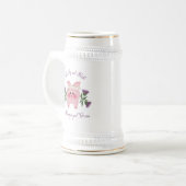 ピグ・アンド・シスル・スタイン ビールジョッキ (正面左)