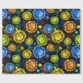 ピケクールボール模様 ラッピングペーパー (フラット)