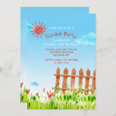 ピケットフェンス招待状 招待状 (正面/裏面)