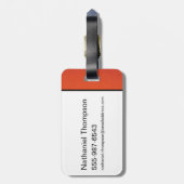 ピケットヴィンテージグラフィック ラゲッジタグ (裏面縦)