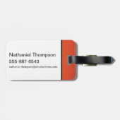 ピケットヴィンテージグラフィック ラゲッジタグ (裏面横)