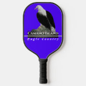 ピケ人気があるットボールパドル、イーグル、カスタム文字 ピックルボールラケット (正面)