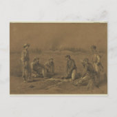 ピケ取引 ポストカード (正面)