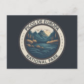 ピコスデヨーロッパナショナルパークスペイン旅行アート ポストカード (正面)