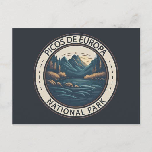 ピコスデヨーロッパナショナルパークスペイン旅行アート ポストカード (正面)