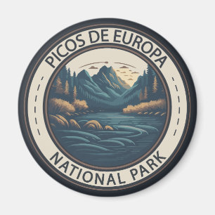 ピコスデヨーロッパナショナルパークスペイン旅行アート マグネット
