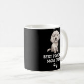 ピコ最高のンクロス・プードルのために今までプチョン・ママ コーヒーマグカップ (正面右)