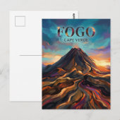 ピコ・ド・フォゴ カーボベルデ ポストカード (正面/裏面)