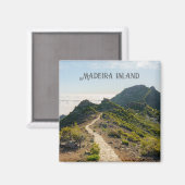 ピコ・ルイボのハイキング風景、マデイラ旅行 マグネット (正面/裏面)