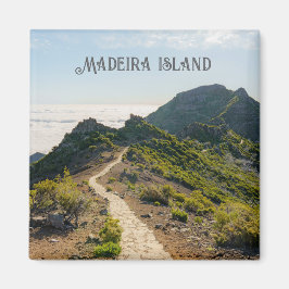 ピコ・ルイボのハイキング風景、マデイラ旅行 マグネット