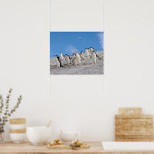 ピゴスケリス南極のチンパンジー。 ポスター (キッチン)