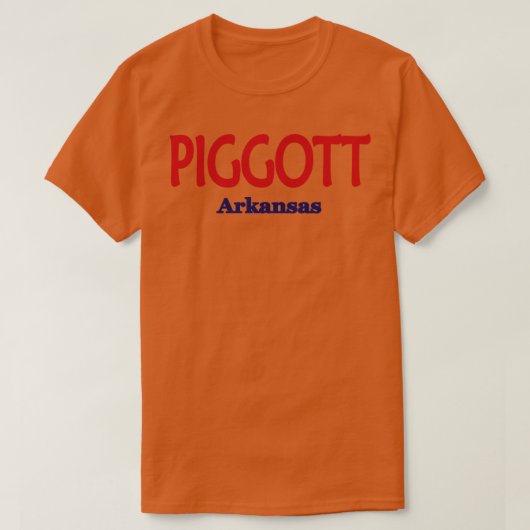 ピゴットアーカンソーTシャツ Tシャツ (デザイン正面)