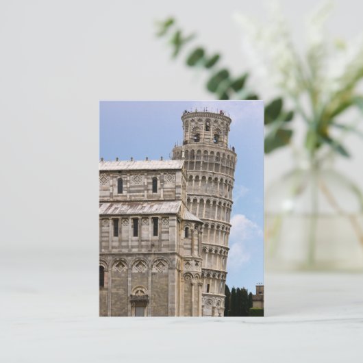 ピサと大聖堂の斜塔 – ピサ，イタリア ポストカード (スタンド正面)