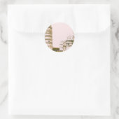 ピサのステッカーの斜塔 ラウンドシール (バッグ)