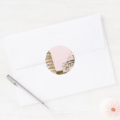 ピサのステッカーの斜塔 ラウンドシール (封筒)