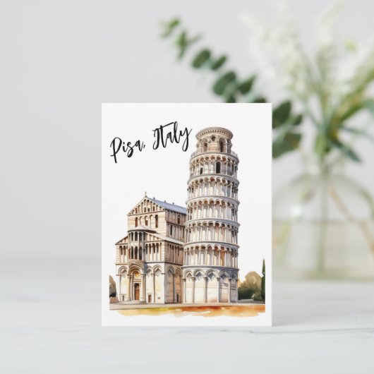 ピサのタイムレスアイコン ポストカード (スタンド正面)