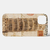 ピサのヴィンテージの斜塔 Case-Mate iPhoneケース (裏面 (横))