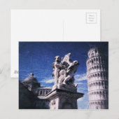 ピサの午後 ポストカード (正面/裏面)