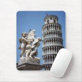 ピサの塔にケルブ像を乗せる マウスパッド (マウス)