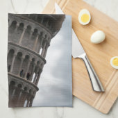 ピサの斜塔 キッチンタオル (四つ折り)