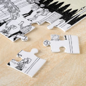 ピサの斜塔 ジグソーパズル (側面)