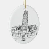ピサの斜塔 セラミックオーナメント (右)