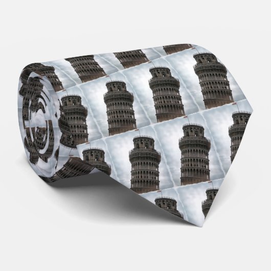 ピサの斜塔 ネクタイ (ロール)