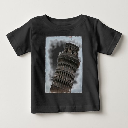 ピサの斜塔 ベビーTシャツ (正面)