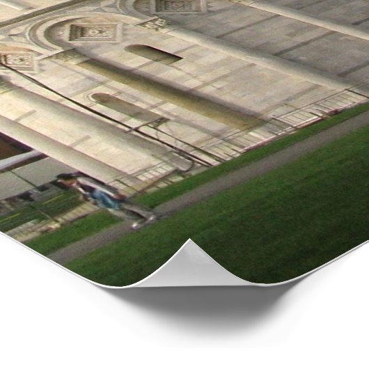 ピサの斜塔 ポスター (角)